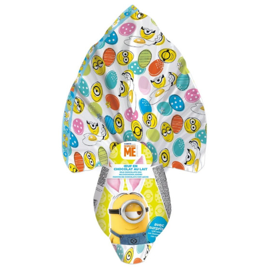OEUF DE PAQUES  EN CHOCOLAT AU LAIT MINIONS 150G
