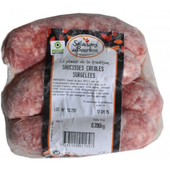 SAUCISSES CREOLES SURGELEES