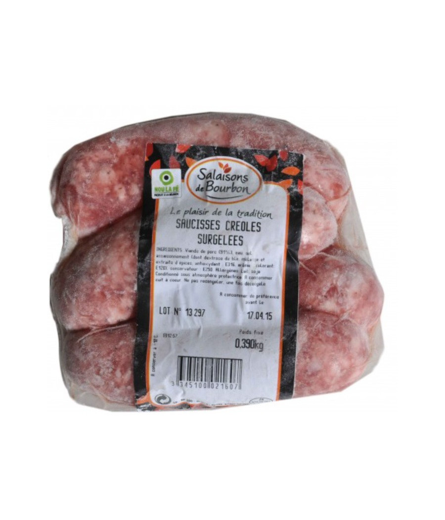 SAUCISSES CREOLES SURGELEES
