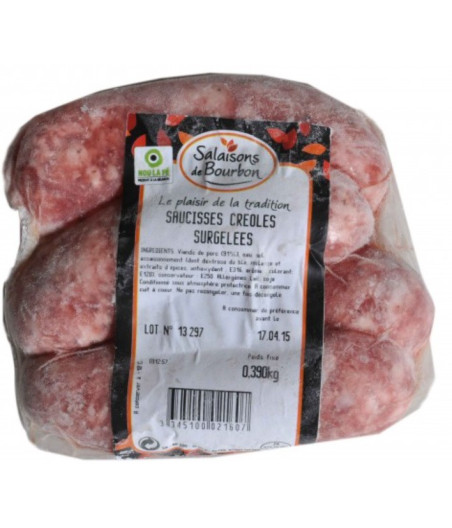 SAUCISSES CREOLES SURGELEES