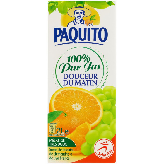 PUR JUS DOUCEUR DU MATIN PAQUITO 2L
