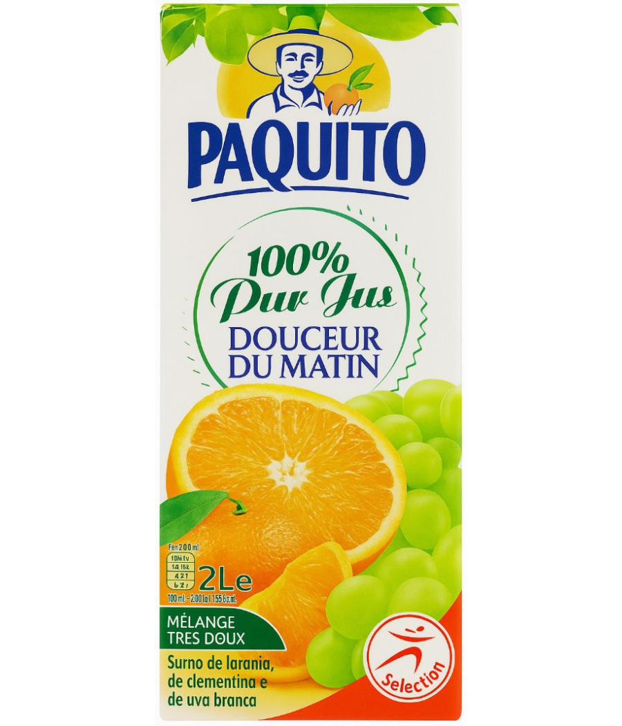 PUR JUS DOUCEUR DU MATIN PAQUITO 2L