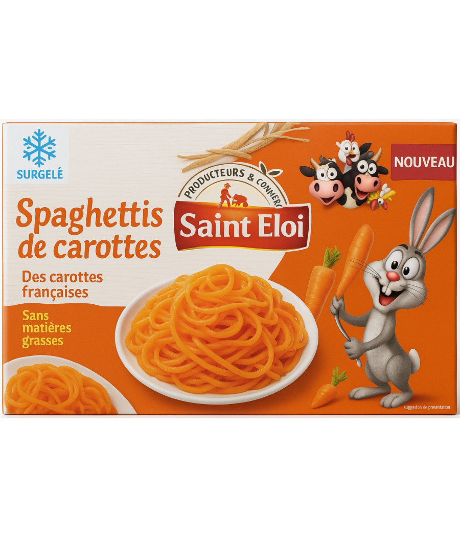 SPAGHETTIS DE CAROTTES SAINT ELOI 350G