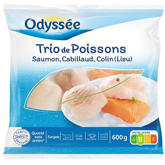 TRIO DE POISSON ODYSSEE 600G 600 G