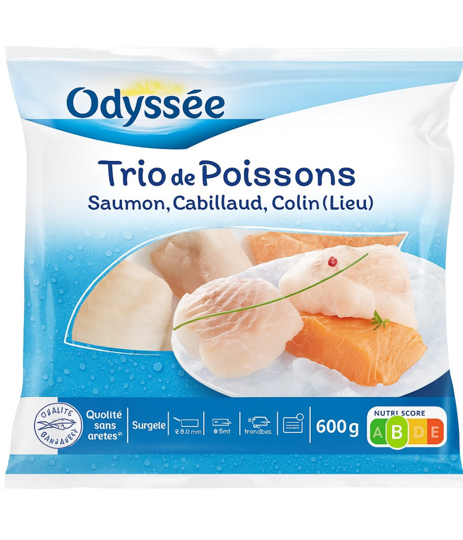 TRIO DE POISSON ODYSSEE 600G 600 G