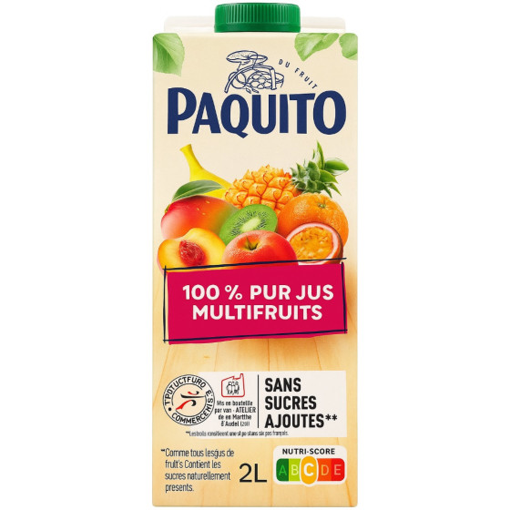 JUS MULTIFRUITS PAQUITO 2L