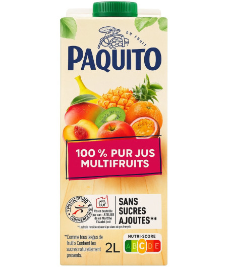 JUS MULTIFRUITS PAQUITO 2L