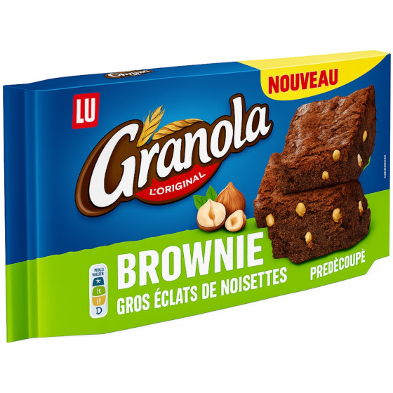 GRANOLA BROWNIE AUX ECLATS DE NOISETTES LU 217G