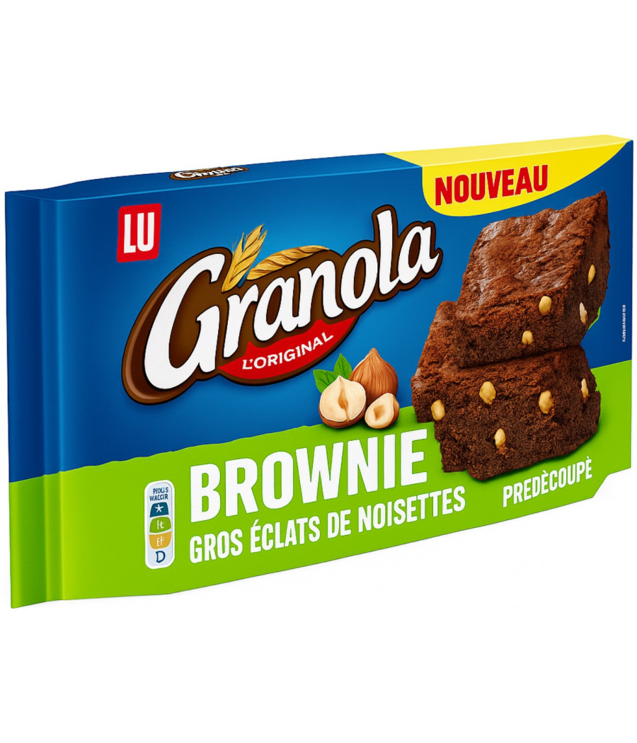 GRANOLA BROWNIE AUX ECLATS DE NOISETTES LU 217G