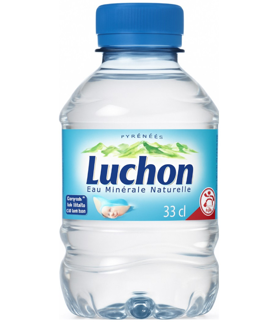 EAU LUCHON DE SOURCE MINERALE NATURELLE 33 CL