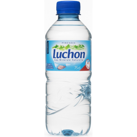EAU DE SOURCE MINERALE  LUCHON NATURELLE 75CL