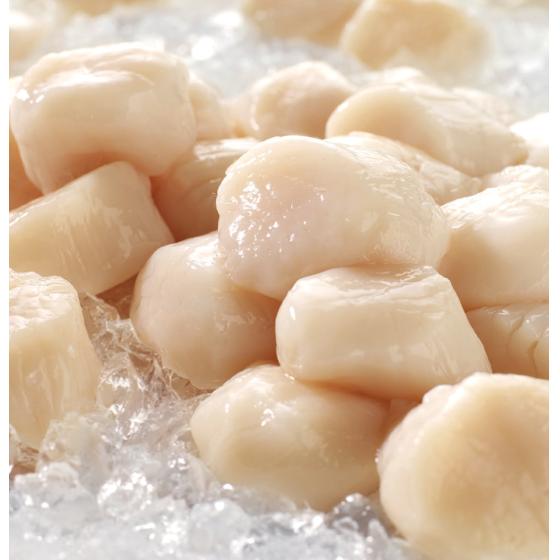 NOIX DE ST JACQUES CORAILLEE SOUS VIDE PECHE EN ATLANTIQUE NORD-EST SACHET 2 KG PACK DE 2