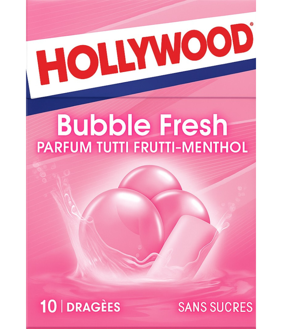 CHEWING-GUM BUBBLE FRESH HOLLYWOOD