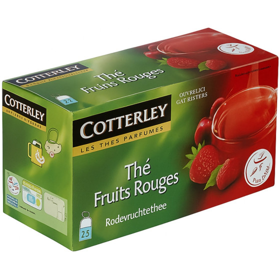 THE FRUITS ROUGES COTTERLEY 25 X 50G