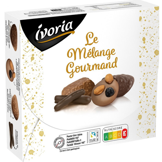 ASSORTIMENT CHOCOLAT IVORIA 140G