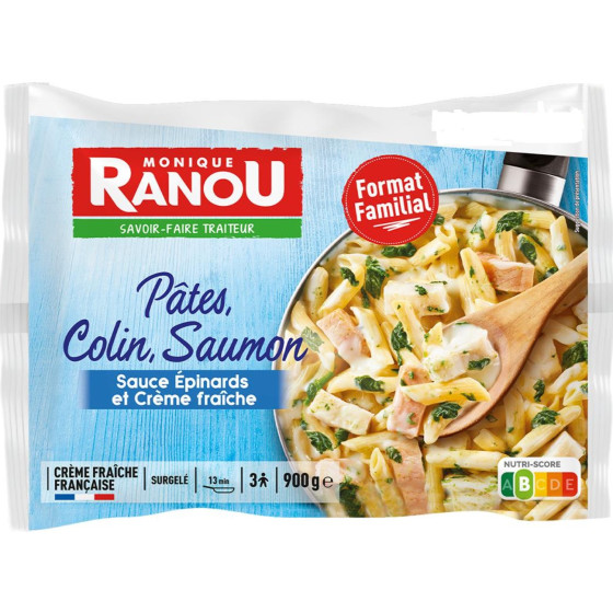 PATES COLIN ET SAUMON MONIQUE RANOU 900G