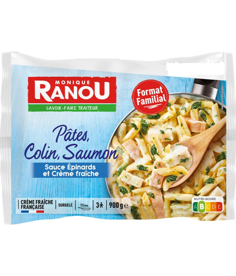 PATES COLIN ET SAUMON MONIQUE RANOU 900G