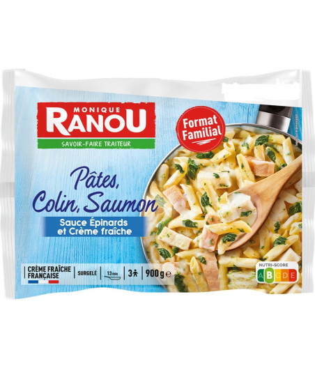 PATES COLIN ET SAUMON MONIQUE RANOU 900G