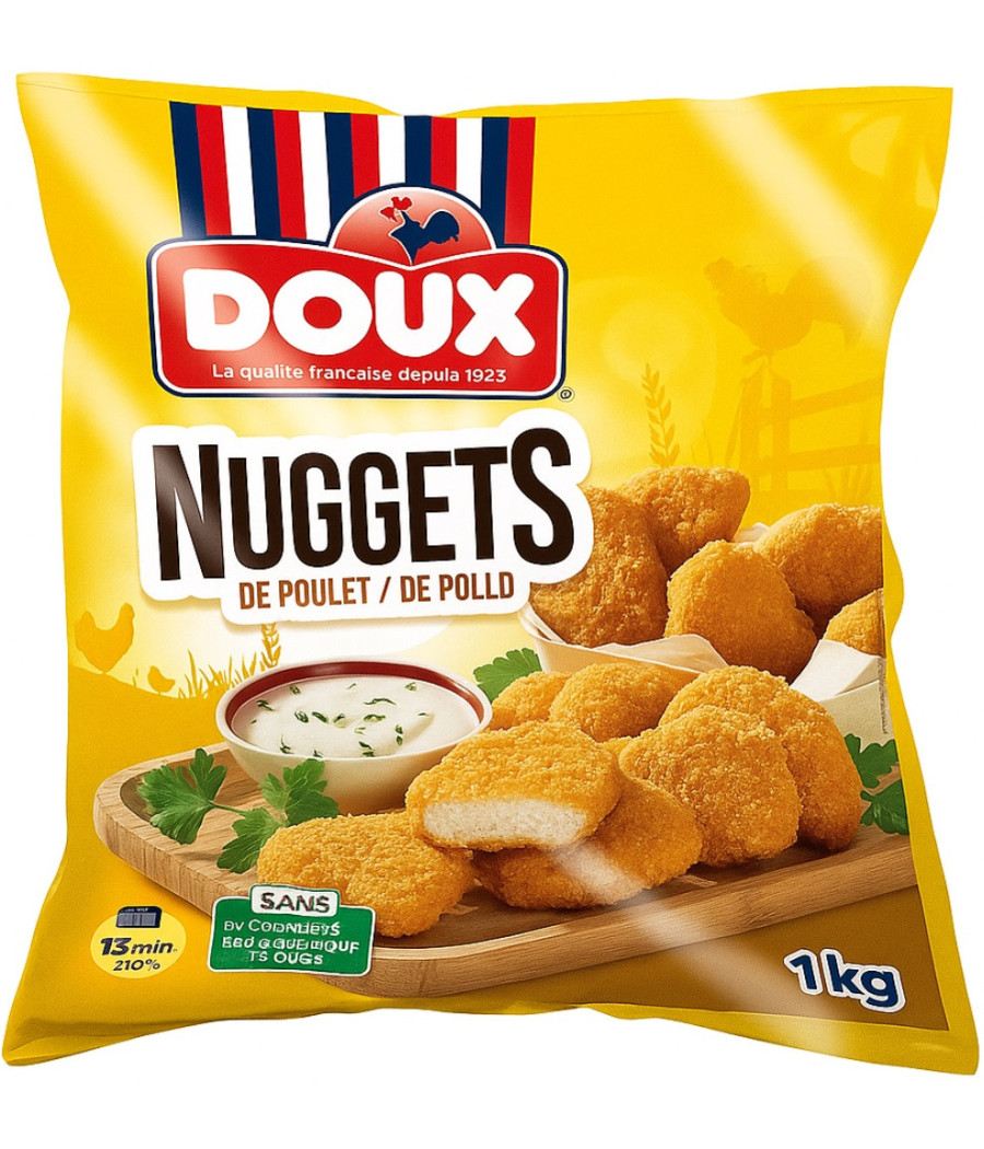 NUGGETS DE POULET DOUX 1KG