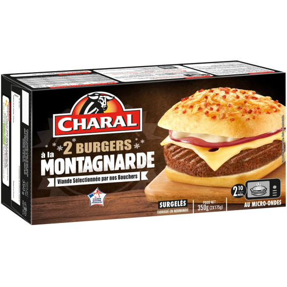 BURGERS A LA MONTAGNARDE CHARAL 2X 350G