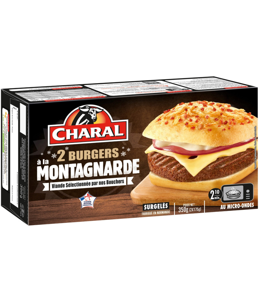 BURGERS A LA MONTAGNARDE CHARAL 2X 350G