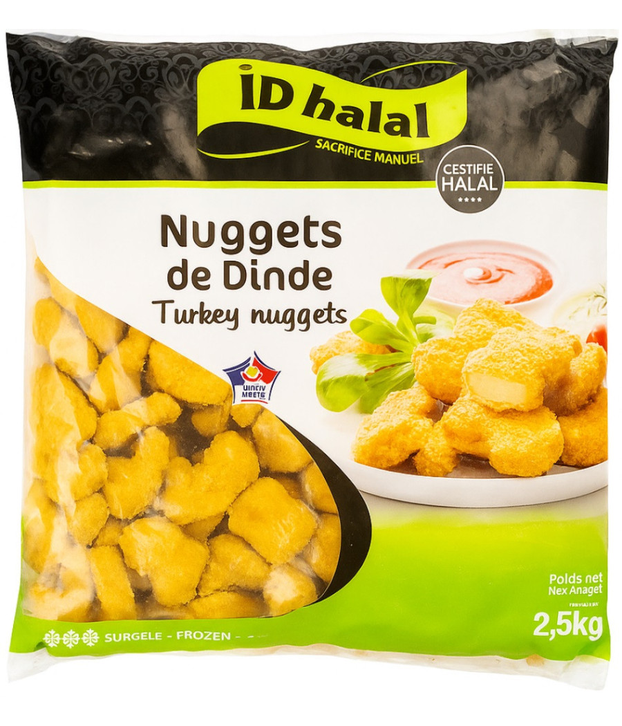 NUGGETS DE DINDE ID HALAL 2.5KG