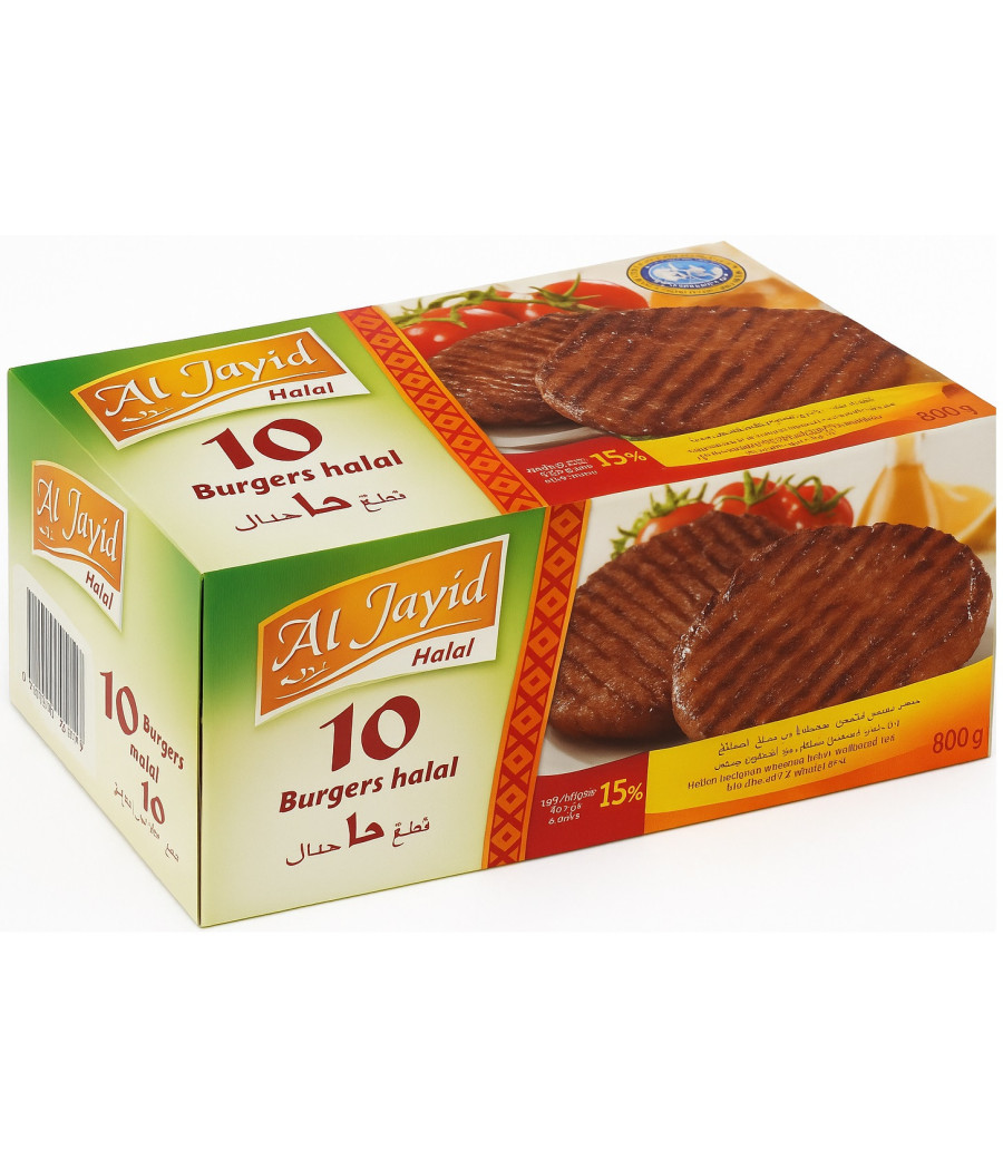 STEAK BURGER NATURE HALAL AL JAYID 800G