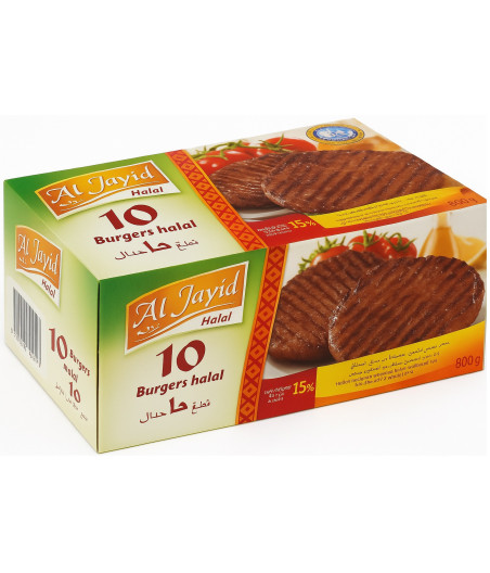 STEAK BURGER NATURE HALAL AL JAYID 800G