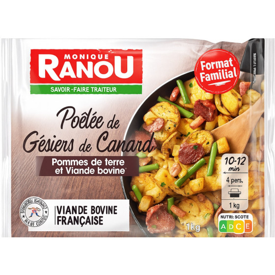 POELEE DE GESIERS DE CANARD MONIQUE RANOU 900G