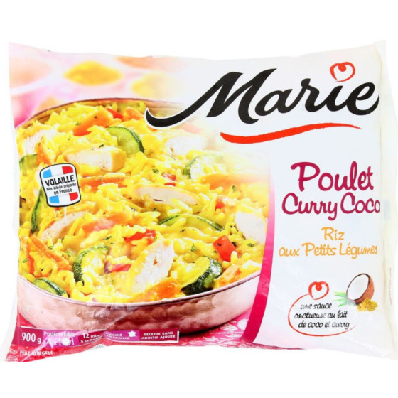 POULET CURRY COCO MARIE 900G