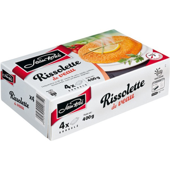 RISSOLETTE DE VEAU JEAN ROZE 4X100G