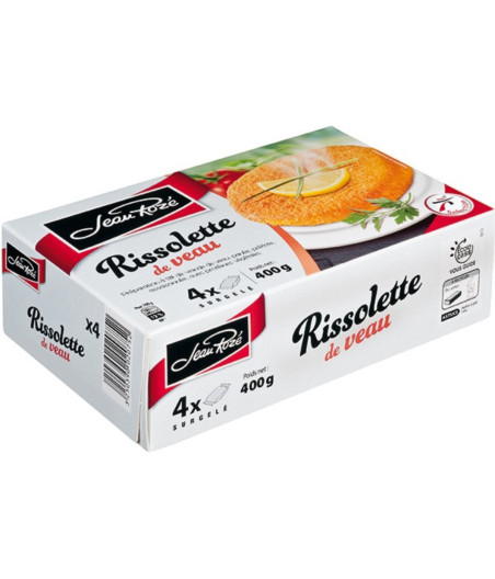 RISSOLETTE DE VEAU JEAN ROZE 4X100G