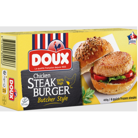 STEAK HACHEE DE POULET DOUX 400G