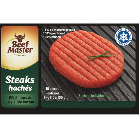 STEAK BEEF MASTER HACHES 1KG