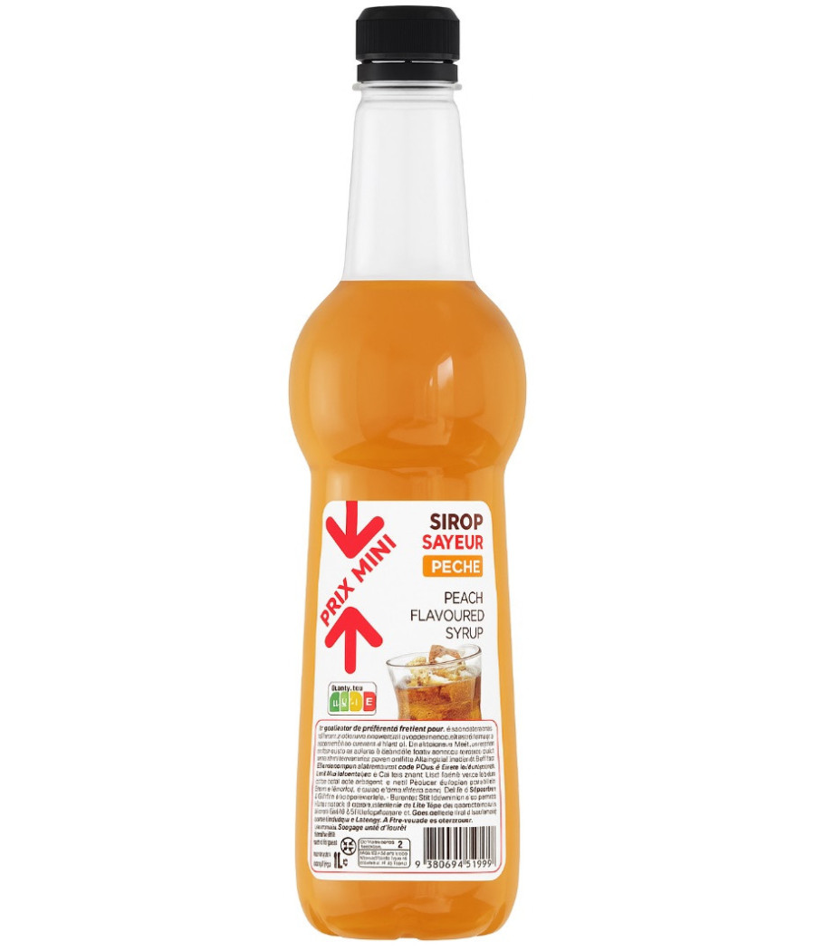 SIROP SAVEUR PECHE PRIX MINI 1L