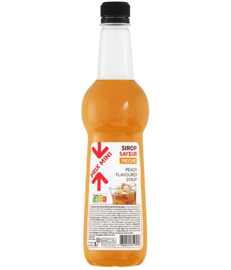 SIROP SAVEUR PECHE PRIX MINI 1L