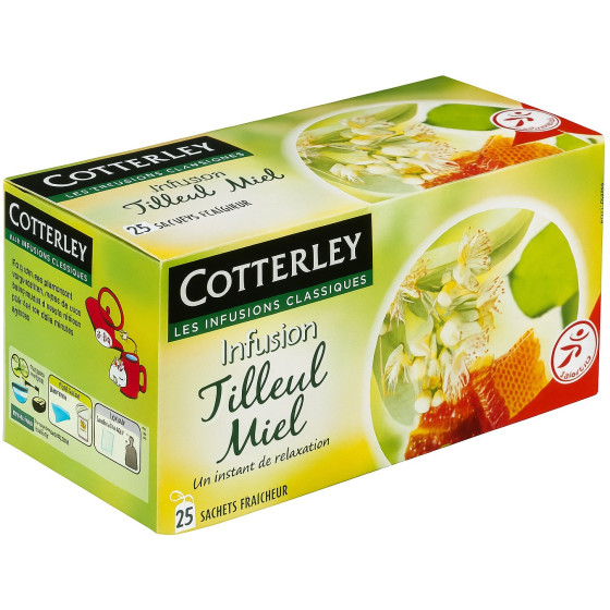 INFUSION TILLEUL MIEL CORTTERLEY 40G