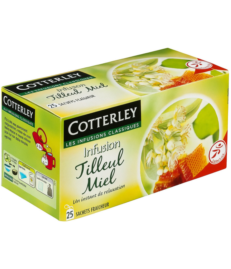 INFUSION TILLEUL MIEL CORTTERLEY 40G