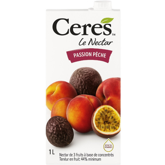 JUS DE FRUITS NECTAR PASSION PECHE CERES