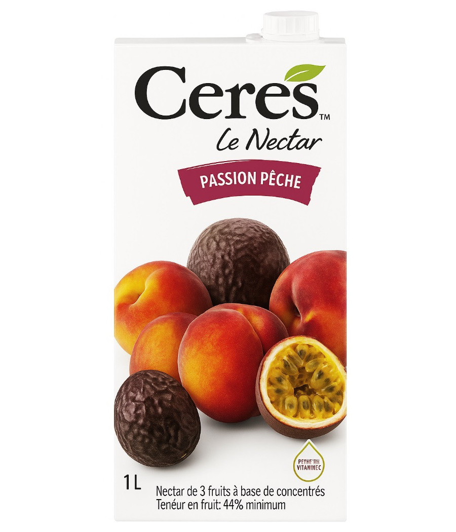 JUS DE FRUITS NECTAR PASSION PECHE CERES
