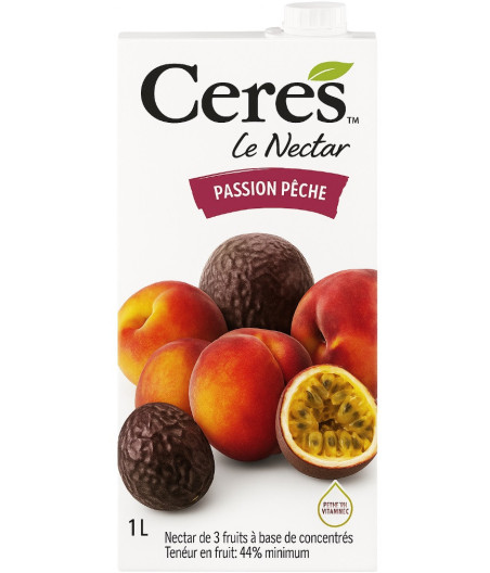 JUS DE FRUITS NECTAR PASSION PECHE CERES