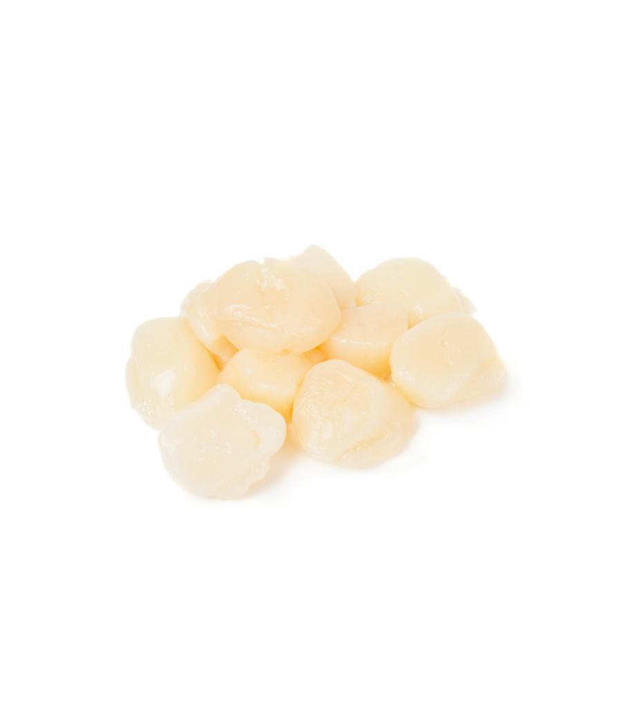 NOIX DE ST JACQUES FRANCAISE BLANCHE SOUS ATMOSPHERE PECHEE EN ATLANTIQUE NORD-EST COLIS 2 KG PA...