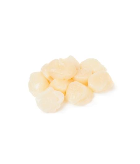 NOIX DE ST JACQUES FRANCAISE BLANCHE SOUS ATMOSPHERE PECHEE EN ATLANTIQUE NORD-EST COLIS 2 KG PA...