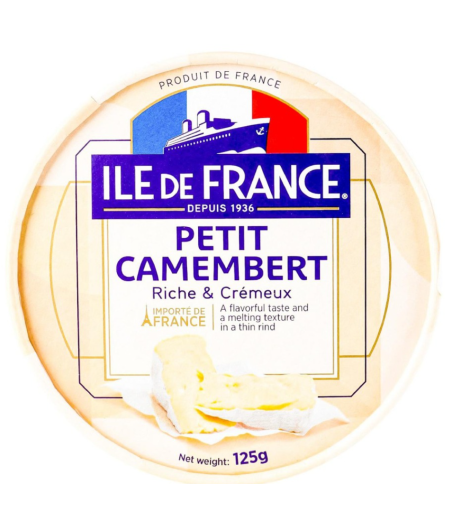 PETIT CAMEMBERT ILE DE FRANCE 125 G