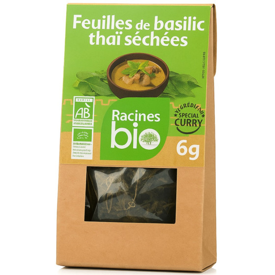 FEUILLES DE BASILIC THAI SECHEES RACINES 6G