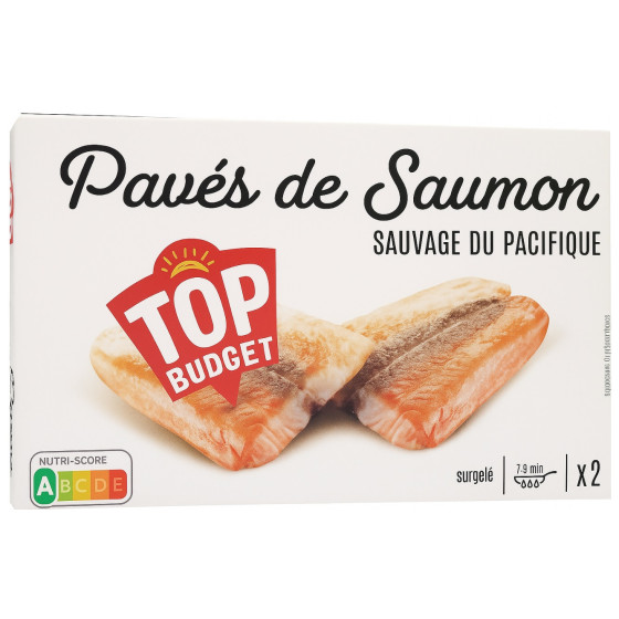 PAVES DE SAUMON SAUVAGE DU PACIFIQUE TOP BUDGET 250G
