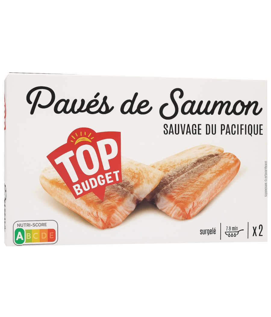PAVES DE SAUMON SAUVAGE DU PACIFIQUE TOP BUDGET 250G
