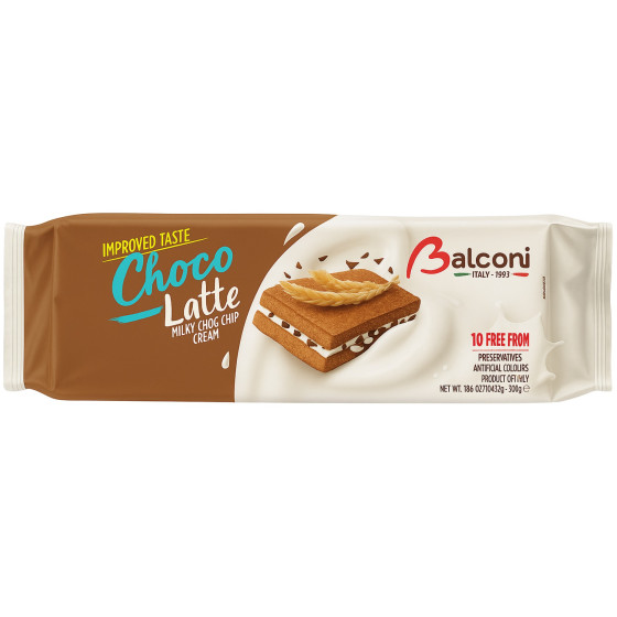 GATEAUX MINI GENOISE CHOCO & LATTE BALCONI 300G