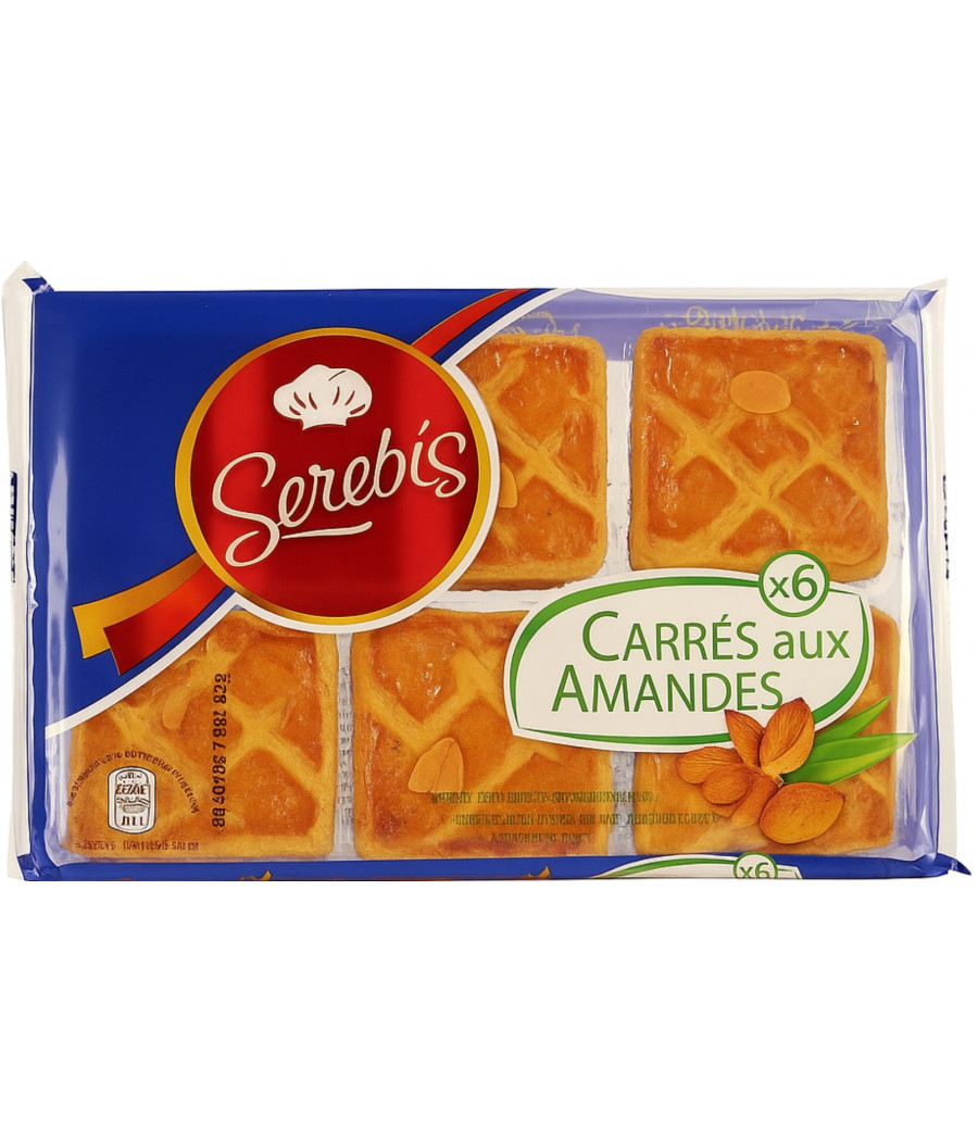 CARRES AUX AMANDES SEREBIS 280G