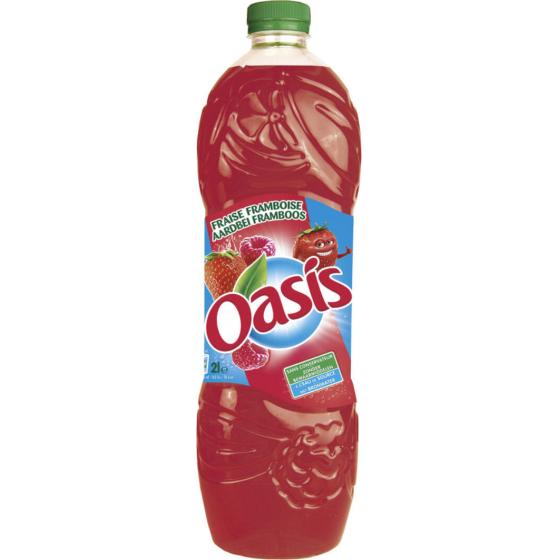 BOISSON FRAISE FRAMBOISE OASIS 2L